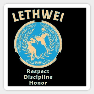 Lethwei - Respect Discipline Honor Sticker